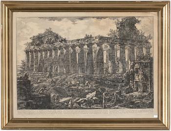 Francesco Piranesi · FRANCESCO PIRANESI, efter, etsning, 1800-tal.