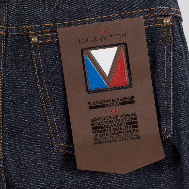 LOUIS VUITTON, "Slim", jeans, size 38.