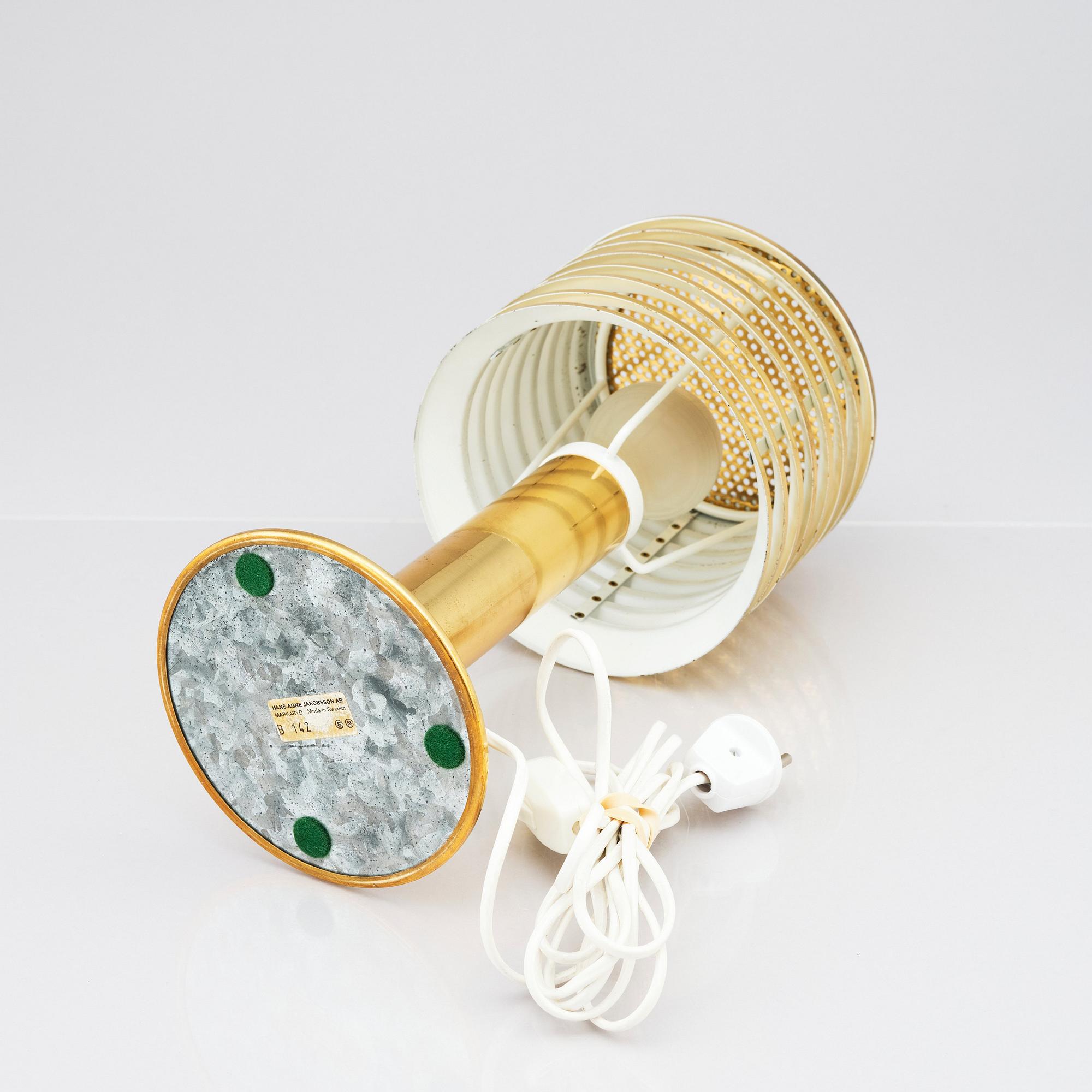 Hans-Agne Jakobsson, bordslampa, modell "B142", Hans-Agne Jakobsson AB, Markaryd, 1960-70-tal.