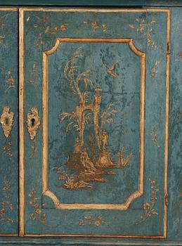 A Swedish Rococo 18th century cupboard.