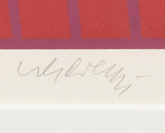 Victor Vasarely, färglitografi, numrerad 200/250 och signerad.
