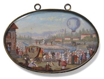 914. Balloon ascent.