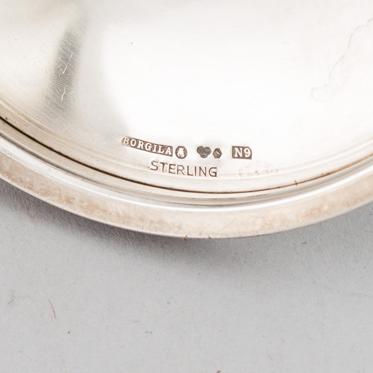 ATELIER BORGILA, ljusstakar, 12 stycken,  sterling silver, Stockholm, 1964.