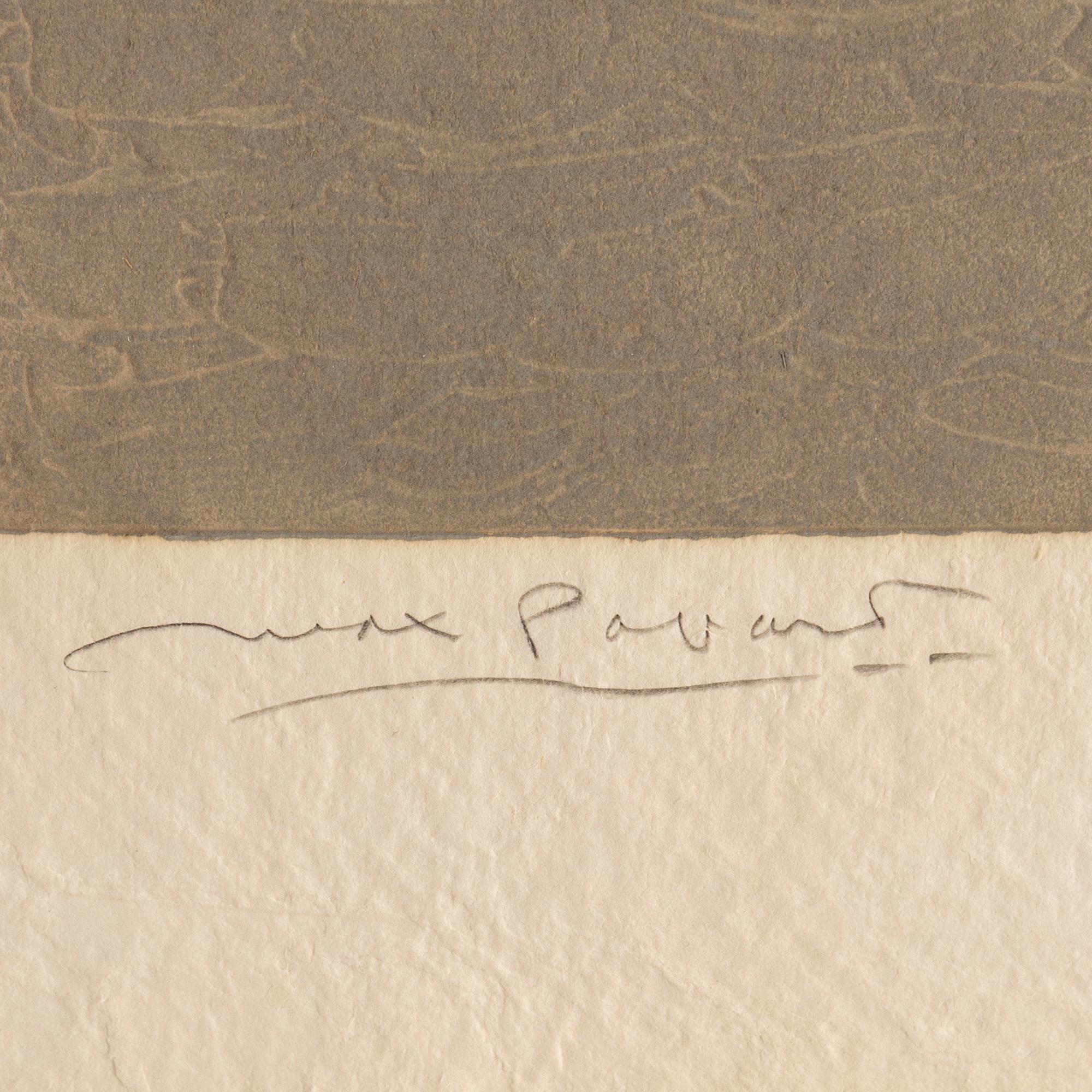 MAX PAPART, carborundum etsning, signerad 59/90.