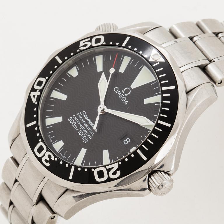 Omega, Seamaster Professional (300m/1000ft), Chronometer, wristwatch, 41 mm.