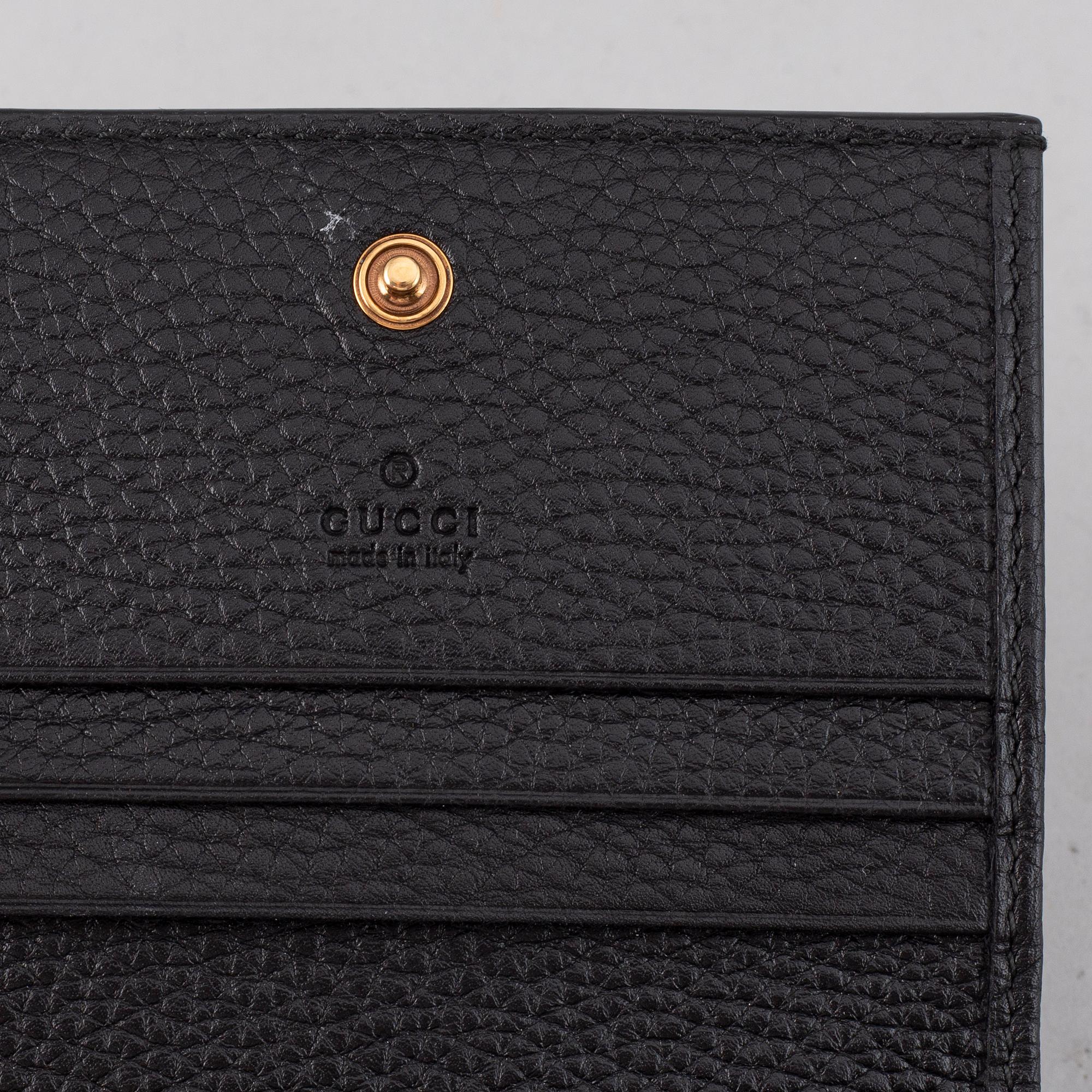 GUCCI, wallet, "Blind for love"-collection.