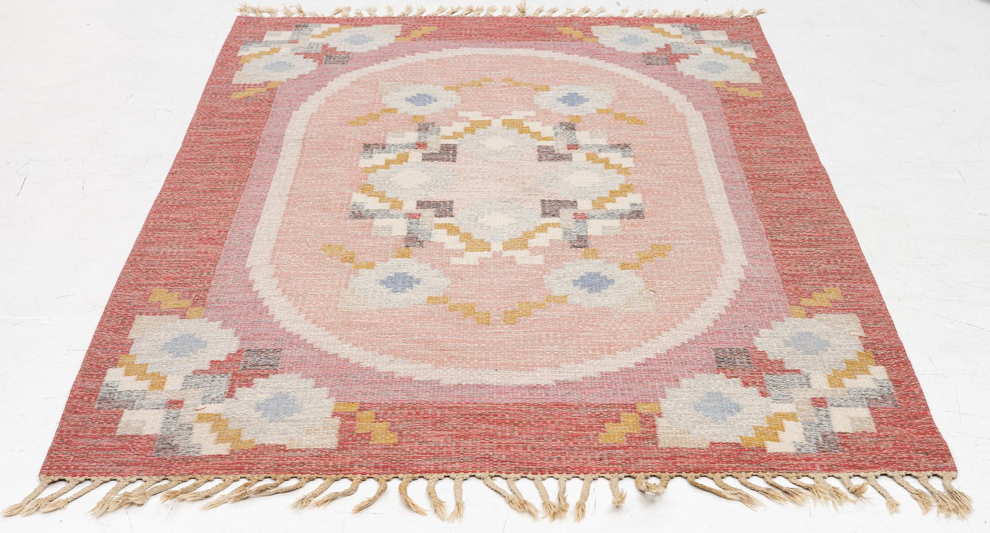 Ingegerd Silow, a flat weave rug, 200 x 140.