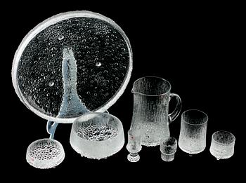 GLAS, 26 delar, "Ultima Thule", Tapio Wirkkala, Iittala.