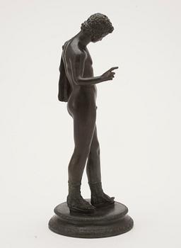 SKULPTUR, patinerad brons, 1900-tal.
