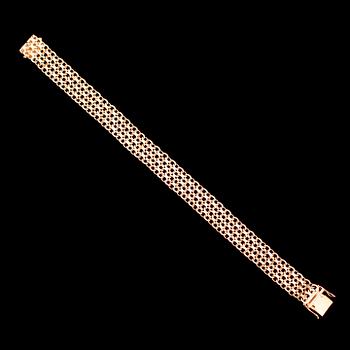 ARMBAND, 18 k guld, svenska stämplar. Vikt ca 13 g.