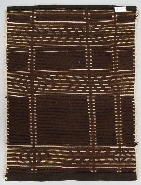 Eila-Aulikki Vesimaa,  a Finnish ryijy rug for the Friends of Finnish Handicraft. Circa 150 x 110.