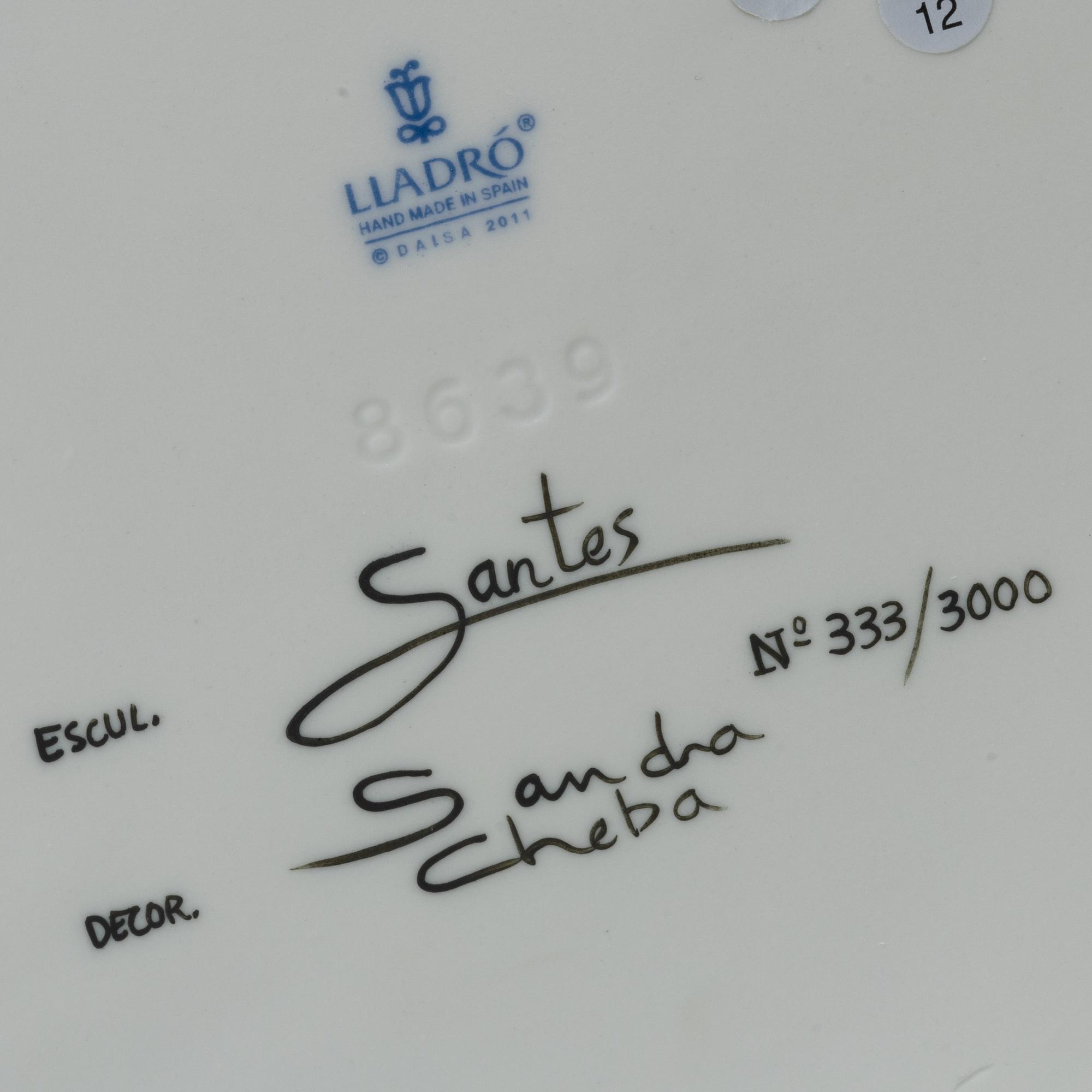 José Luis Santes, figurine, "Chinese beauty", Lladró, Spain, 2012-2022.