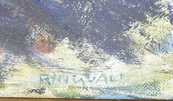 Britta Ringvall, oil on canvas, signed.
