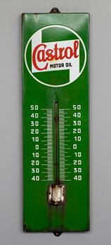 REKLAMSKYLT, emaljerad plåt, Castrol Motor Oil, 1900-talets senare hälft.