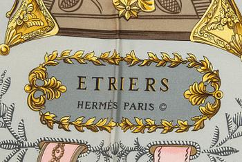 Hermès, "Etriers", scarf.