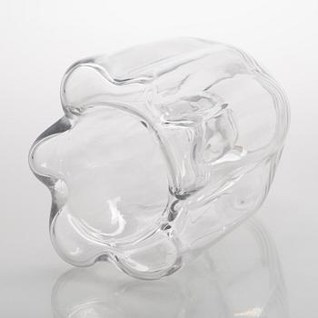 Erkkitapio Siiroinen, vas, "Pilvilinna" (Molnslott), signerad Erkki Siiroinen Riihimäen Lasi Oy.