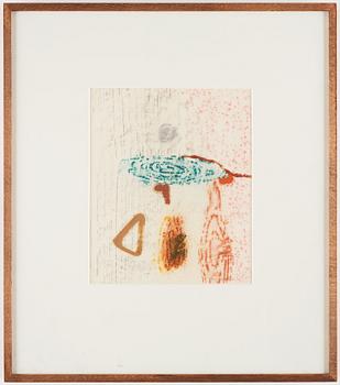 RUNE JANSSON, frottage på papper, signerad och daterad -51.