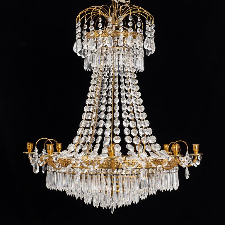 An end of the 20th Century chandelier.