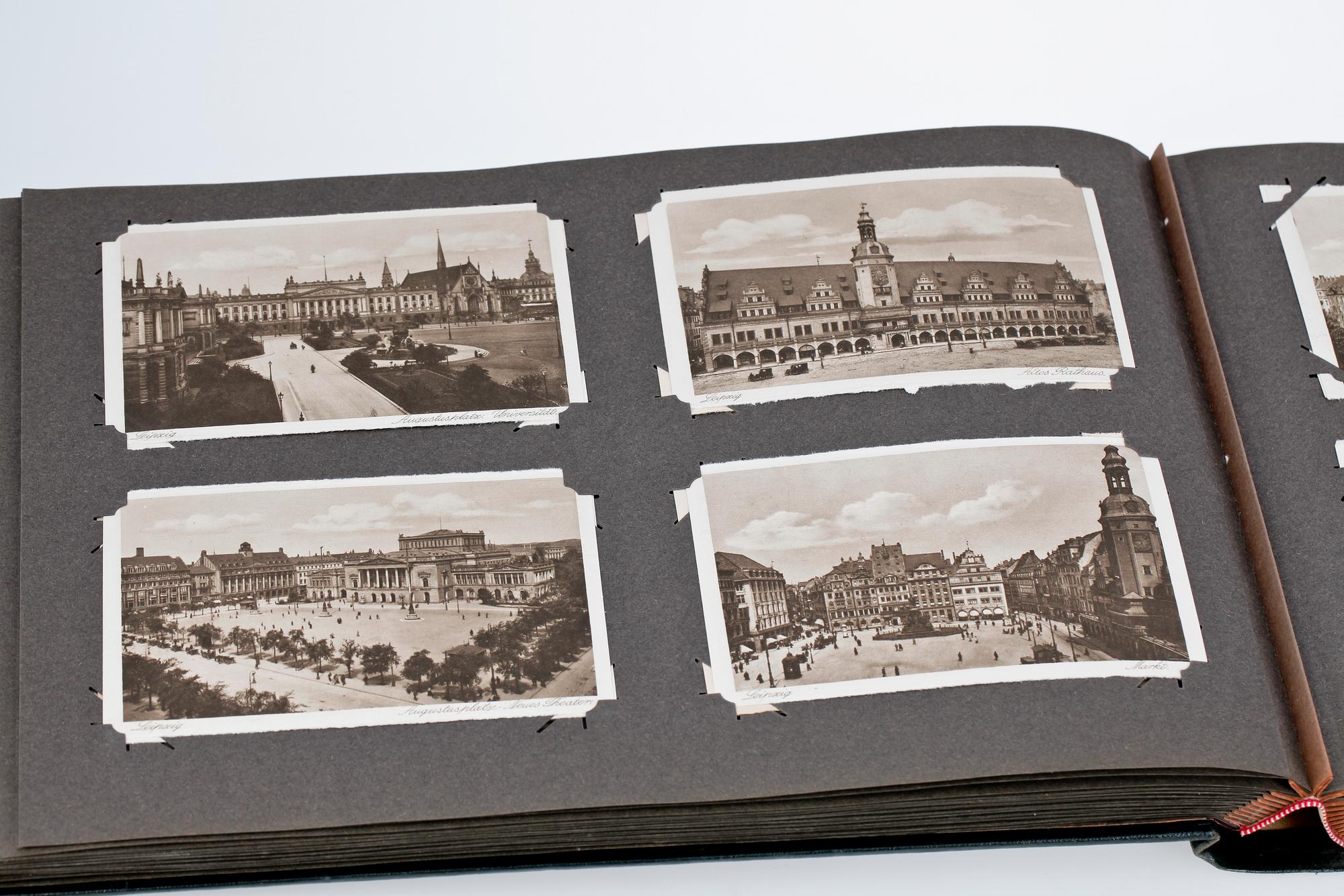 BREVKORTSALBUM, ca 260 vykort, slutet 1800/början 1900.