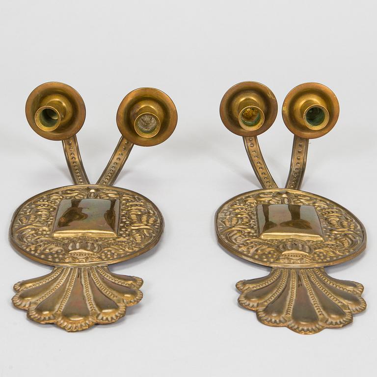 Paavo Tynell, lampettipari, malli MD 9, Taito 1930-luku.