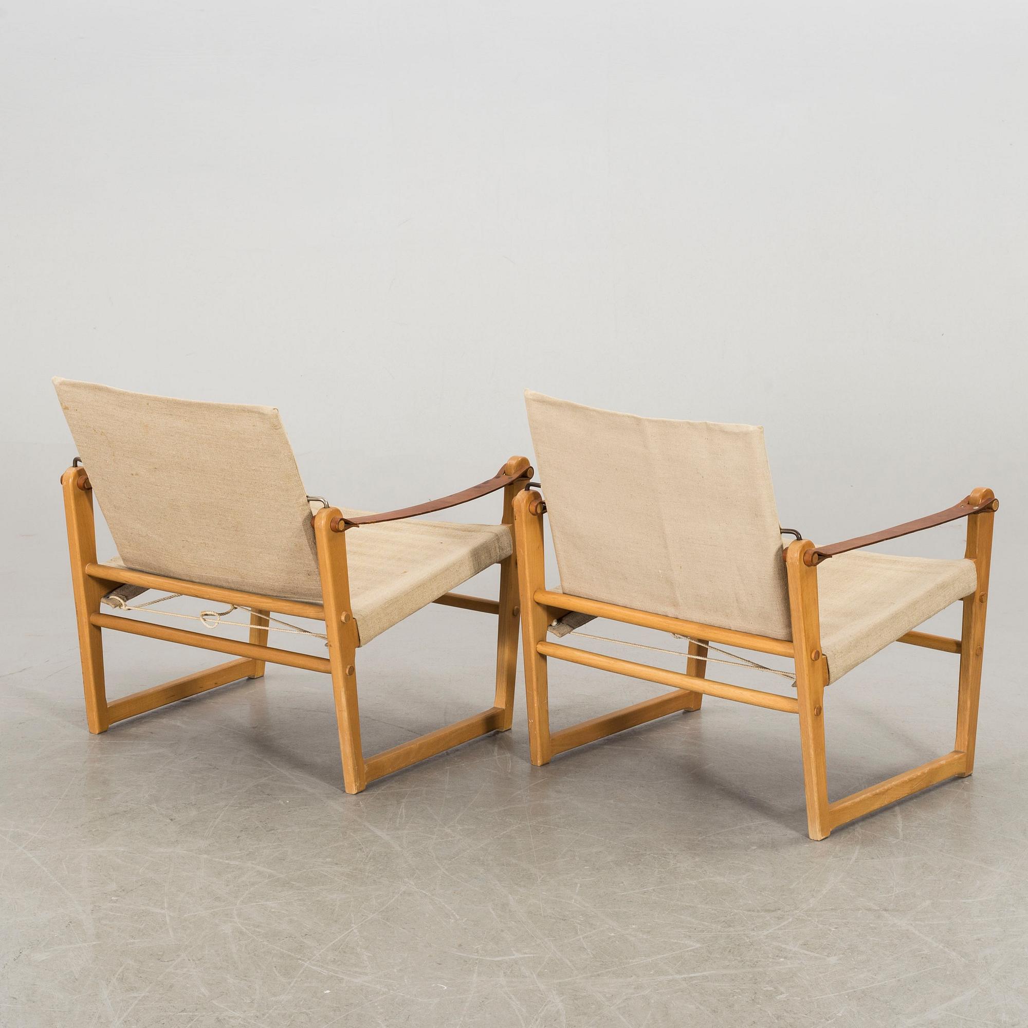 BENGT RUDA, fåtöljer, ett par, "Cikada", IKEA, formgiven 1964.