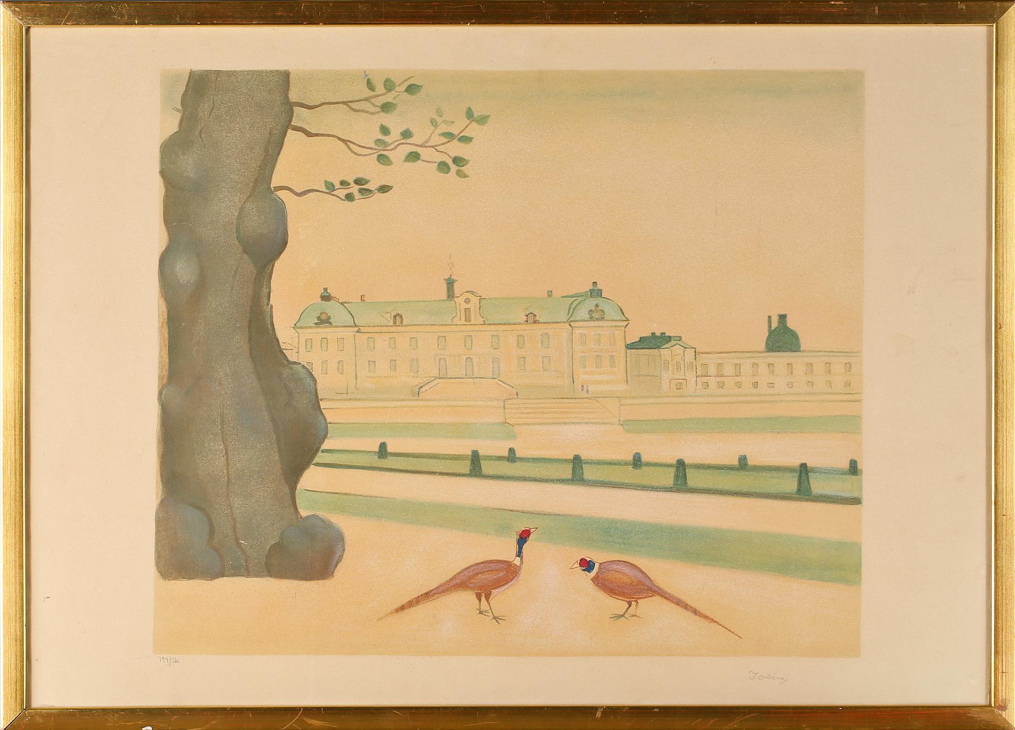 EINAR JOLIN, färglitografi, signerad och numrerad 194/360.
