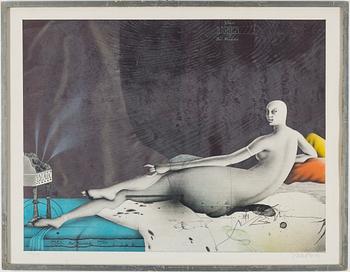 PAUL WUNDERLICH, lithograph in colours, signed and numbered 152/200.