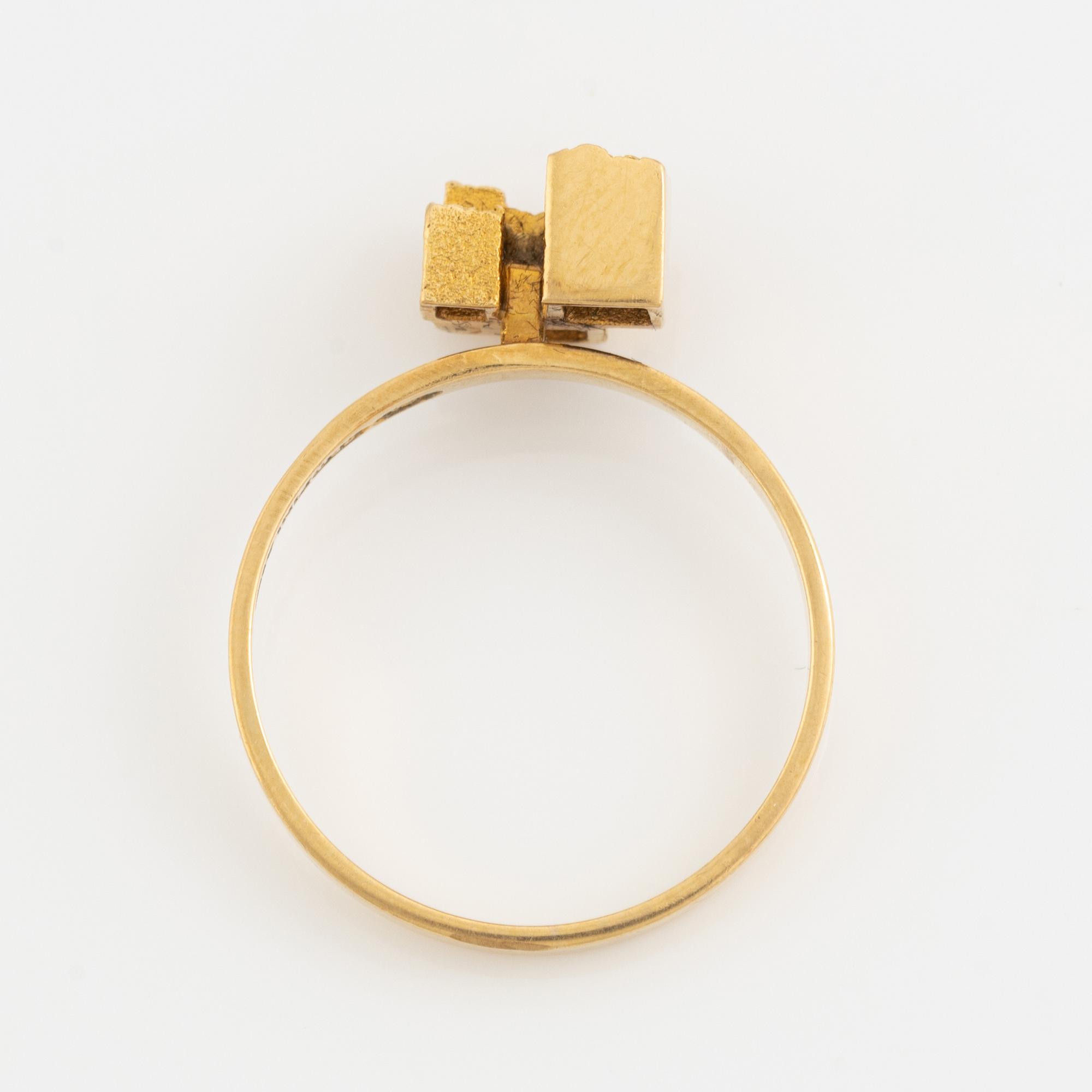 Björn Weckström, ring, "Guldtorn", 18K guld,  Lapponia.