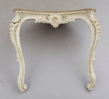 HÖRNKONSOLBORD, rokokostil, 1800-talets andra hälft.