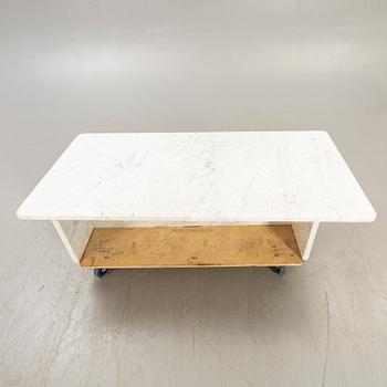 A marble coffee table later part of the 20th century.