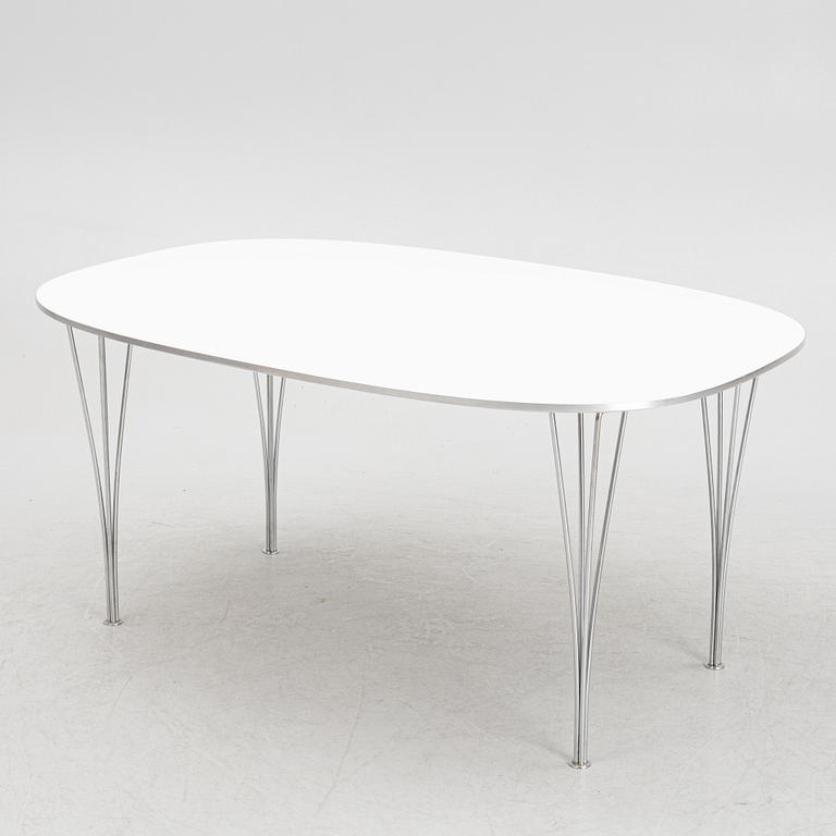 Bruno Mathsson & Piet Hein, dining table, "Superellipse" for Fritz Hansen, Denmark.