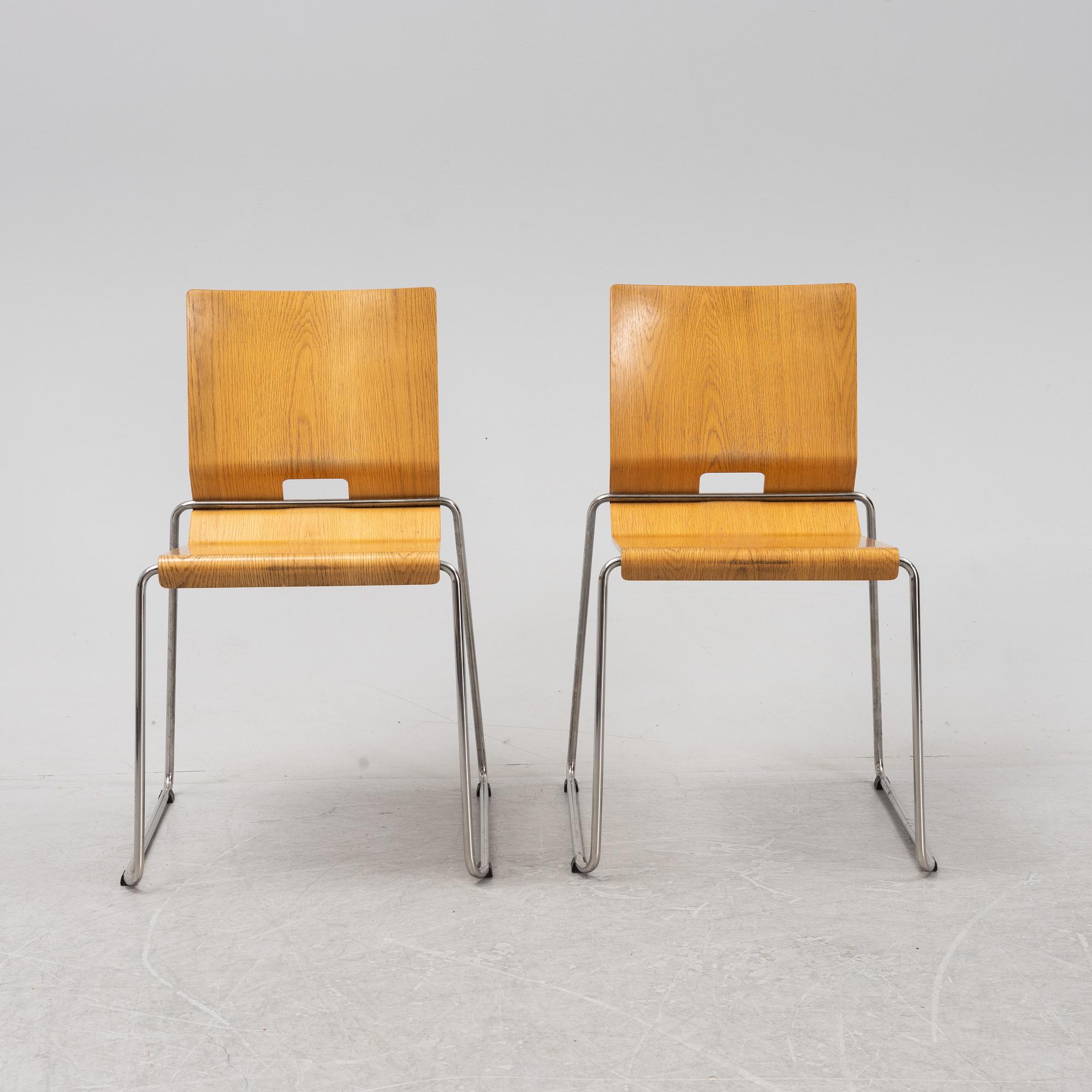 Fredrik Mattson, stolar, 6 st, "Chair 69", Blå Station, Åhus, 2009.