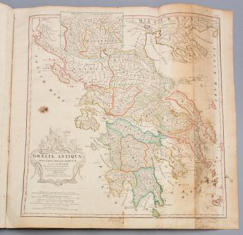 ATLAS, Antiqvvs Danvillianvs Conspectvs Tabvlarvm Geographicarvm, Norimbergae 1784.