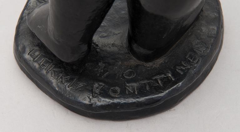 HEIKKI KONTTINEN, skulptur, brons, signerad, daterad 1974 och numrerad 7/10.