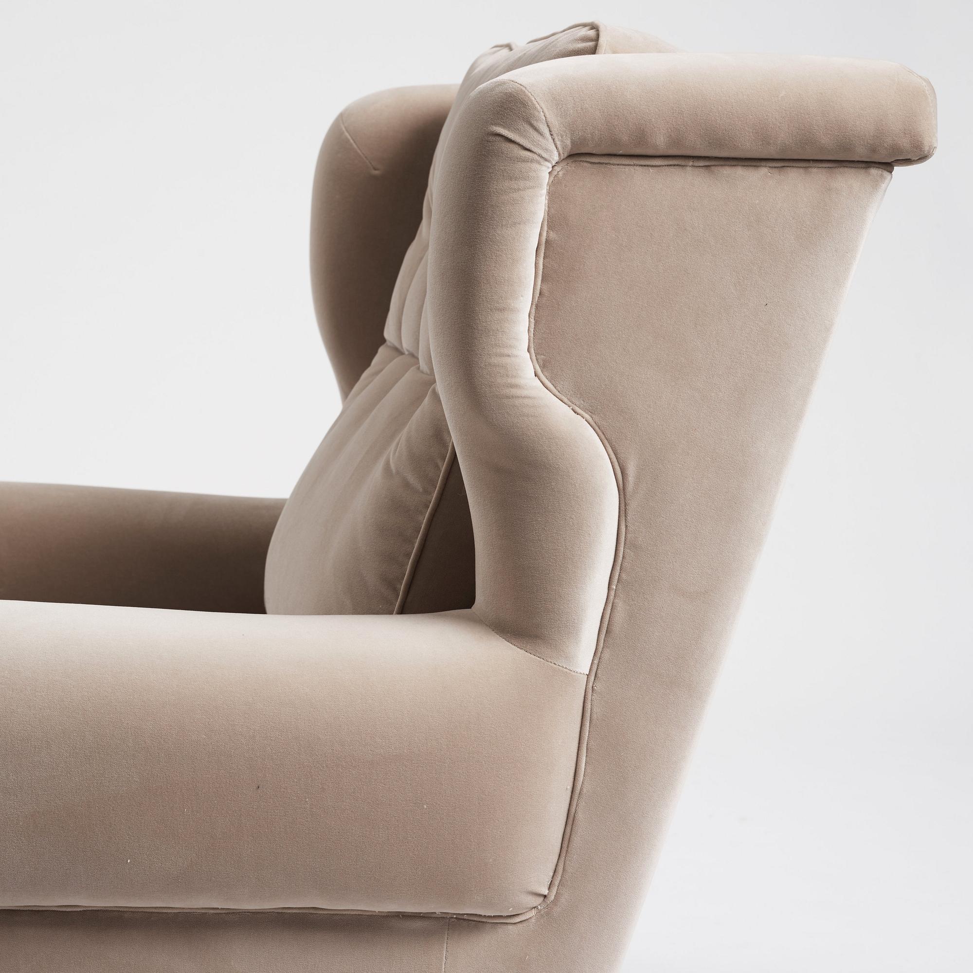 Åke Wennberg, a monumental armchair, STC (The Swedish Associations for Upholsterers), Stockholm 1960's.