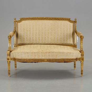 SOFFA, Louis XVI-stil, 1900-tal.