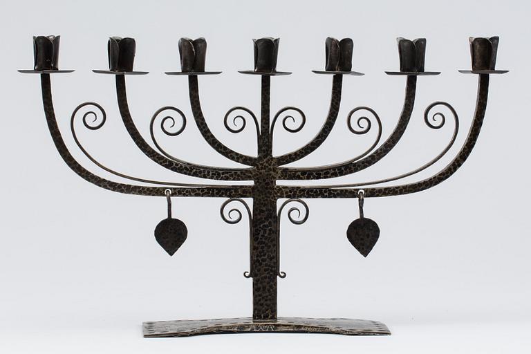 LJUSSTAKE, smidesjärn, märk AM 1936.