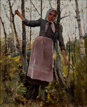 AMELIE LUNDAHL, "GIRL IN BIRCH FOREST".