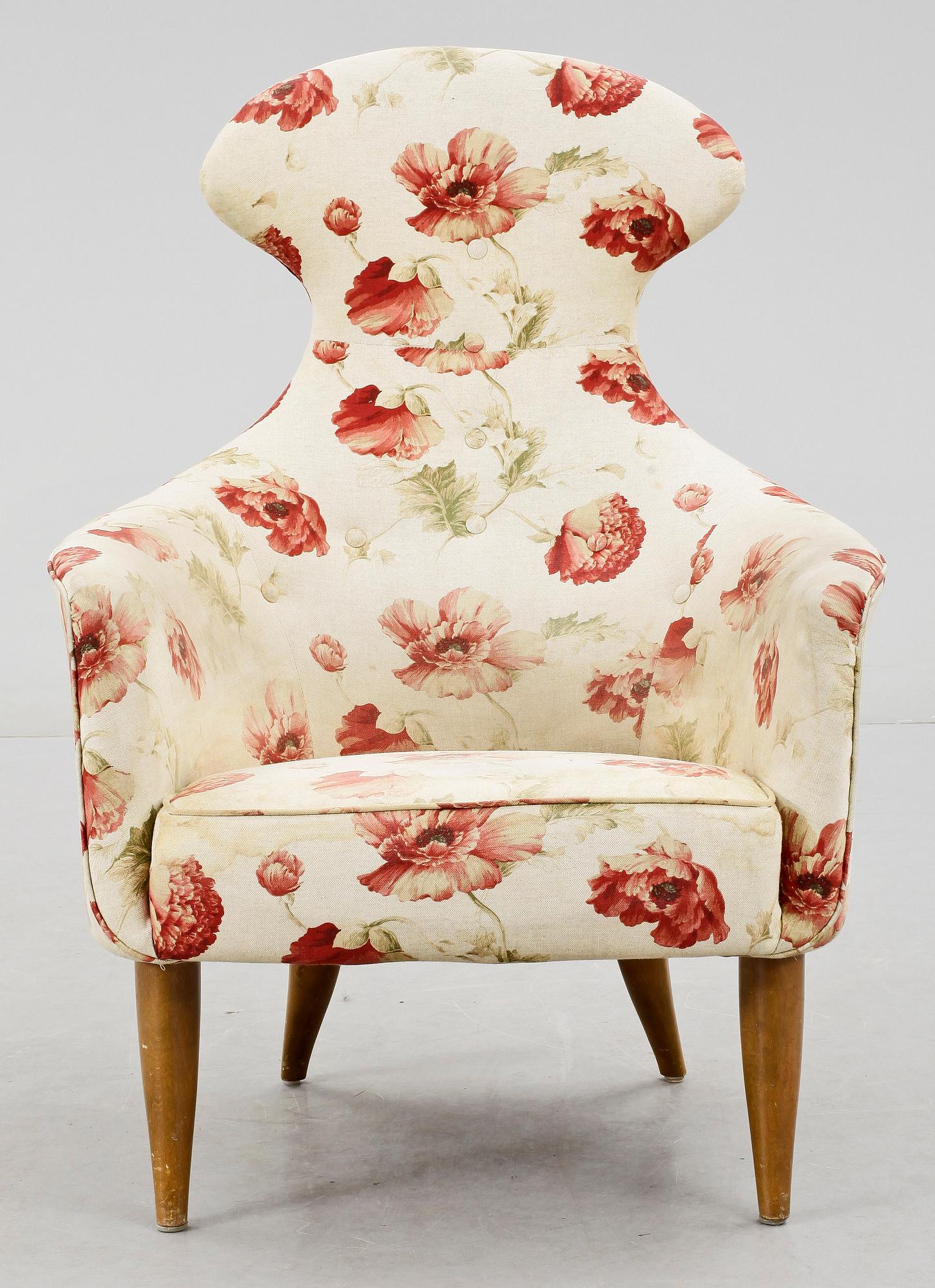 FÅTÖLJ, "Stora Eva" ur serien Paradiset, Kerstin Hörlin Holmqvist, NKs Triva-serie, 1950/60-tal.