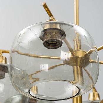 HOLGER JOHANSSON, a mid 20th century ceiling lamp by Westal, Bankeryd, Sweden.