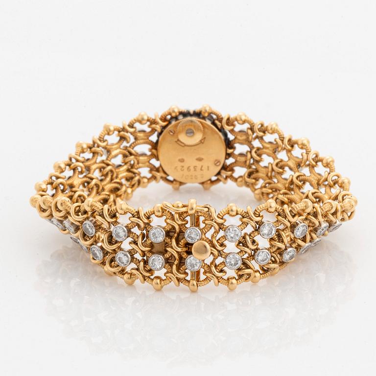 A Cartier wristwatch.