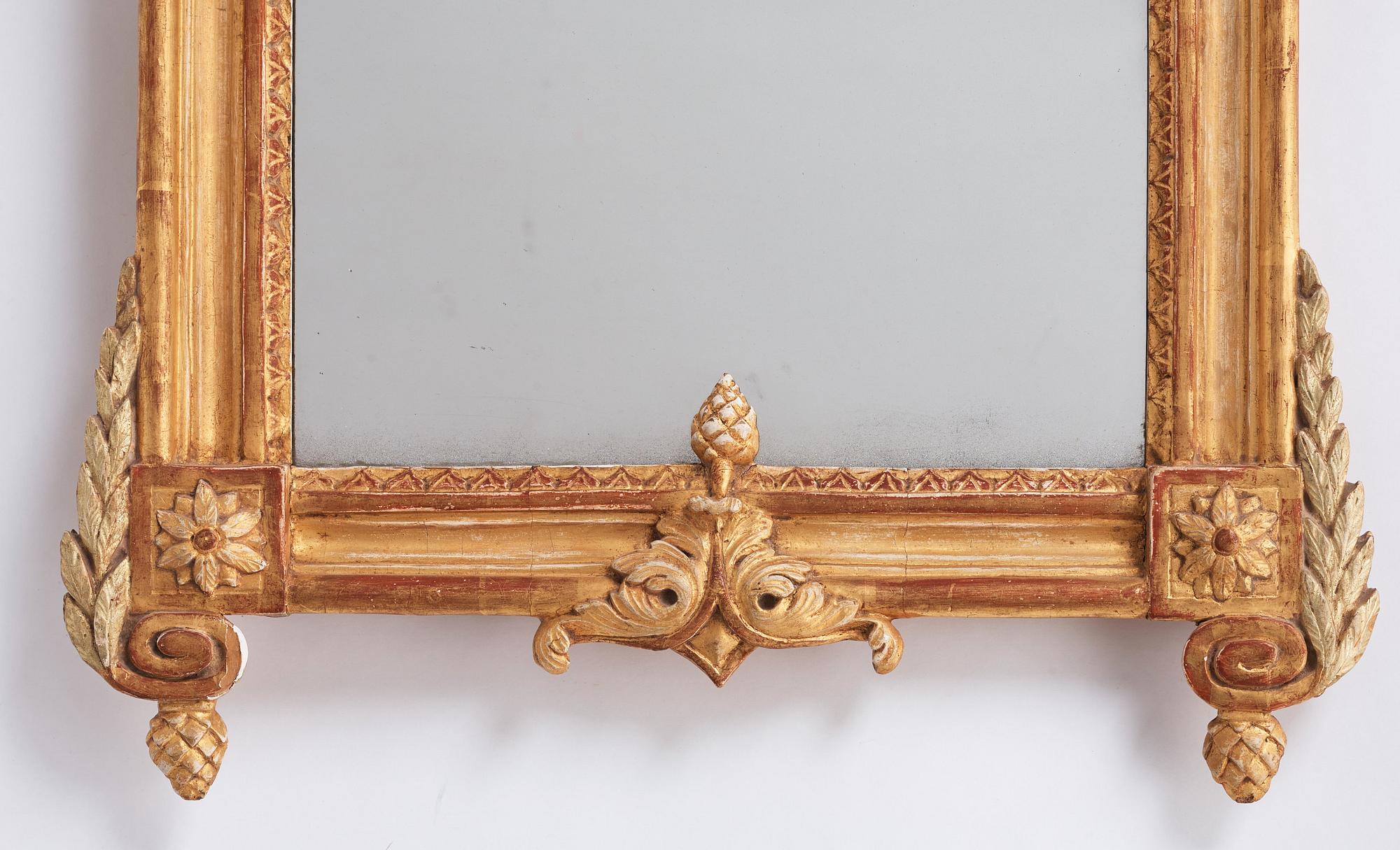 Speglar ett par, troligen Tyskland sent 1700-tal, Louis XVI.