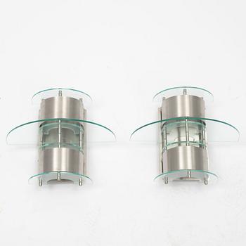 Louis Poulsen, a pair of model 'Mini Corona' wall lamps, Denmark.
