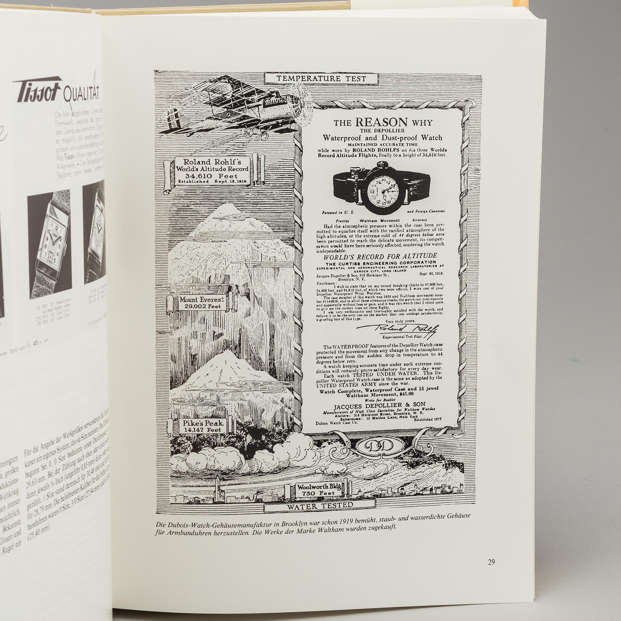 A set of 5 watch books.