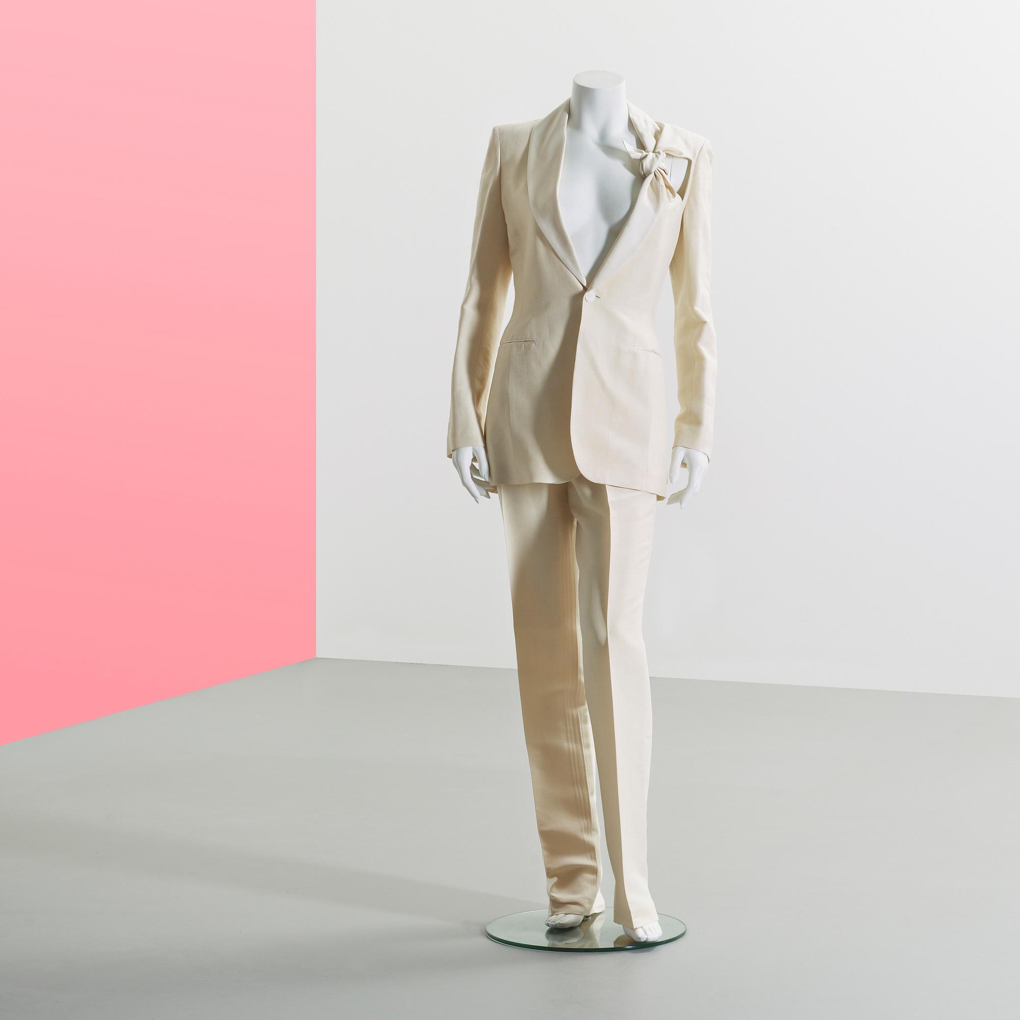 SUIT, Jean Paul Gaultier, two-pieces consisting of a jacket and pants.