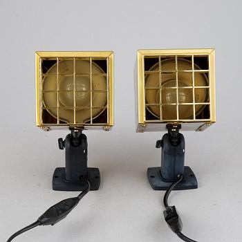 Bordslamporm 2 st, Elidus, 1960/70-tal.