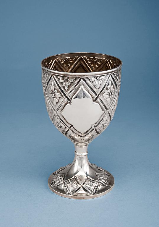 A WINE CHALICE.