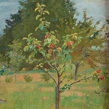 Jenny Nyström, The apple tree.