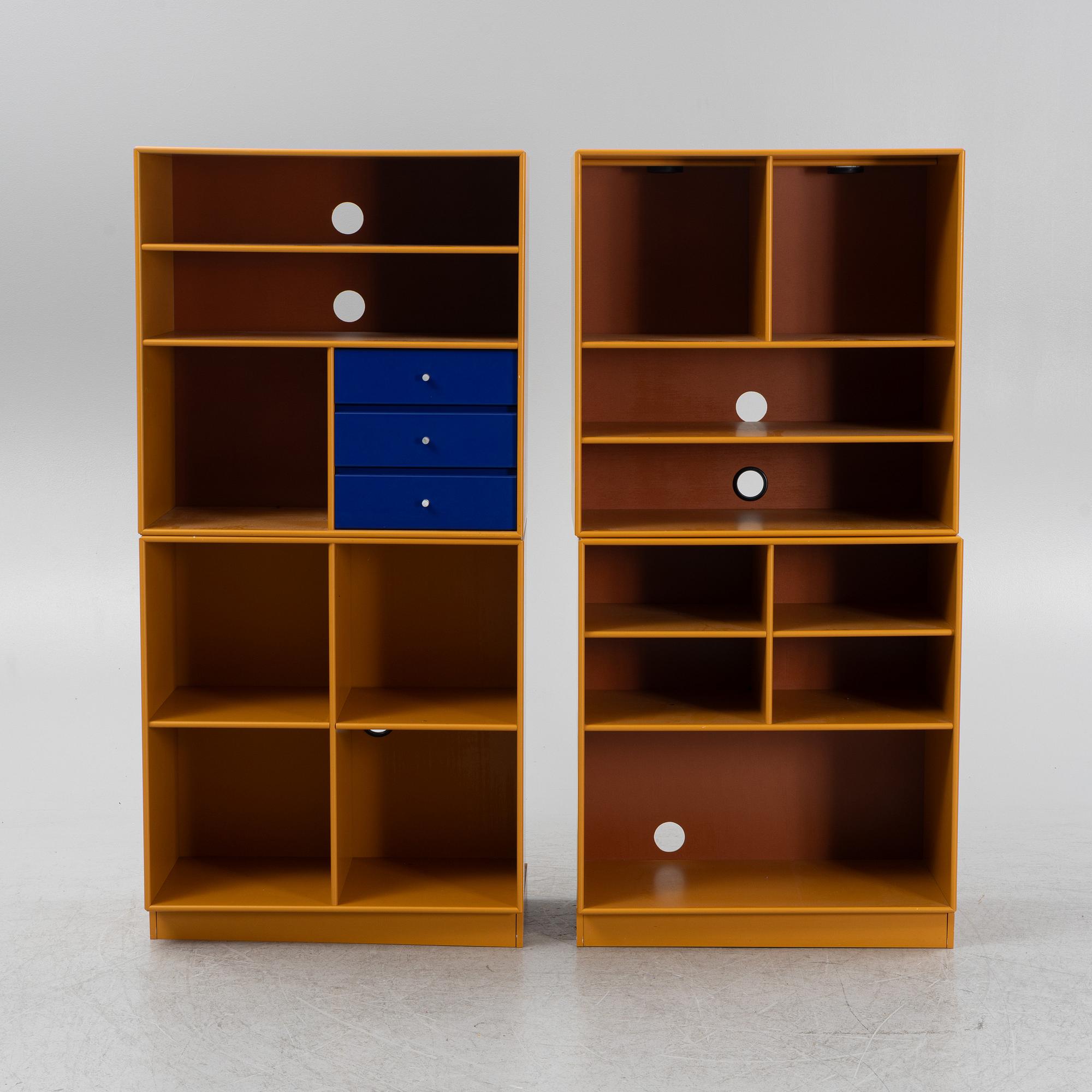 Peter J Lassen, modulsystem, 4 delar, "Montana", Danmark.