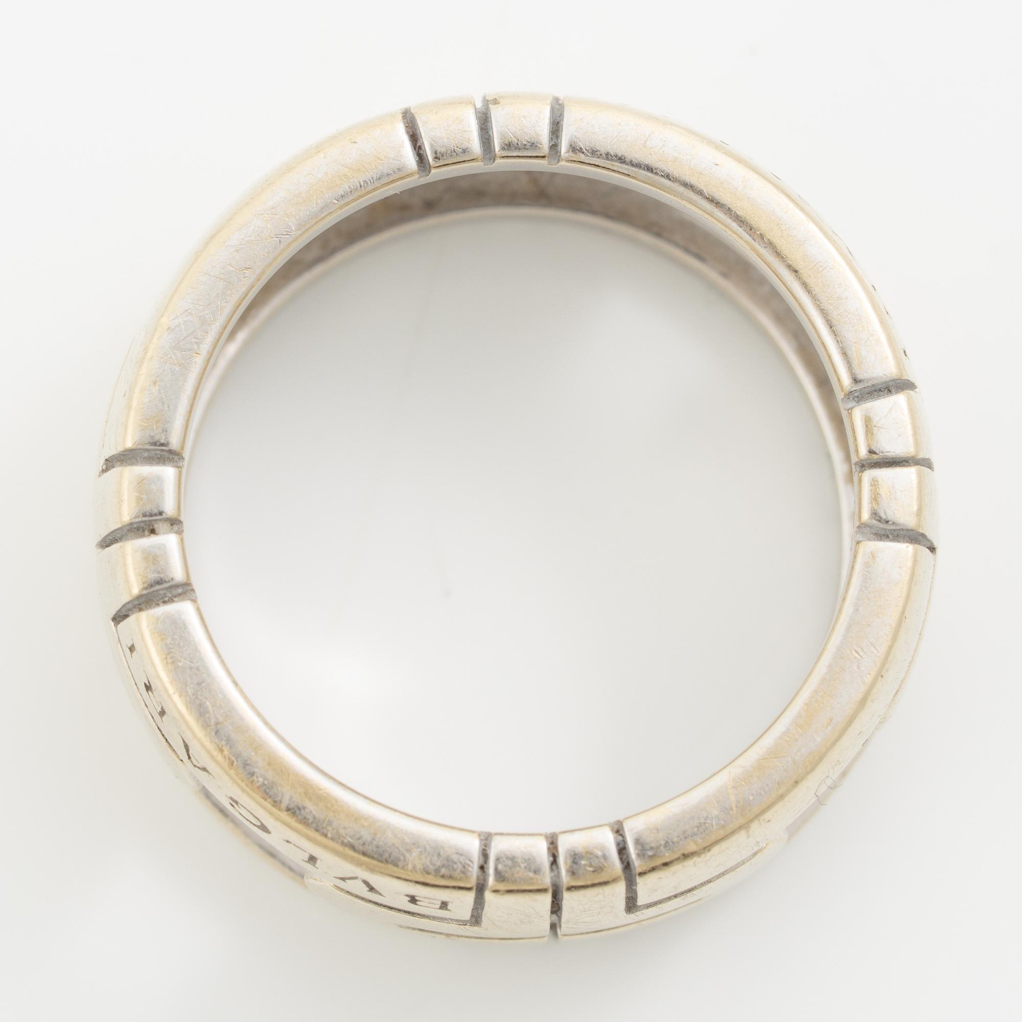 Bulgari, ring, 18K white gold, "Parenthesis".